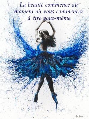 La beaut&eacute; commence au  moment o&ugrave; vous commencez  &agrave; &ecirc;tre vous-m&ecirc;me.