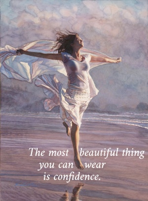           The most   beautiful thing   you can   wear  is confidence.